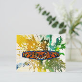 Athabascan Totem van Michael Moffa Briefkaart (Staand voorkant)