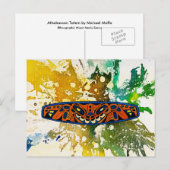 Athabascan Totem van Michael Moffa Briefkaart (Voorkant / Achterkant)