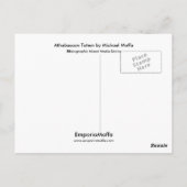 Athabascan Totem van Michael Moffa Briefkaart (Achterkant)