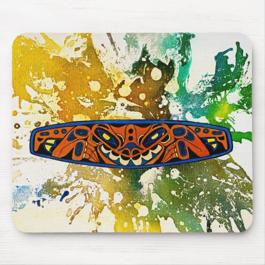 Athabascan Totem van Michael Moffa Muismat (Voorkant)