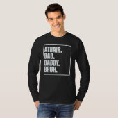 Athair Dad Daddy Bruh Father's Day Family T-shirt (Voorkant volledig)
