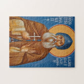 Athanasius de Meteoriet Orthodoxe Christelijke Ico Legpuzzel (Horizontaal)