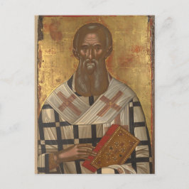 Athanasius Orthodox Christelijk Icoon Briefkaart
