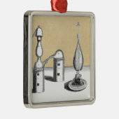 Athanor Alchemy Furnace en Alembic Flask Metalen Ornament (Rechts)