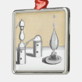Athanor Alchemy Furnace en Alembic Flask Metalen Ornament (Links)