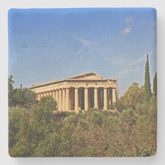 Atheense Agora in Athene, Grieks Onderzetter op he (Voorkant)