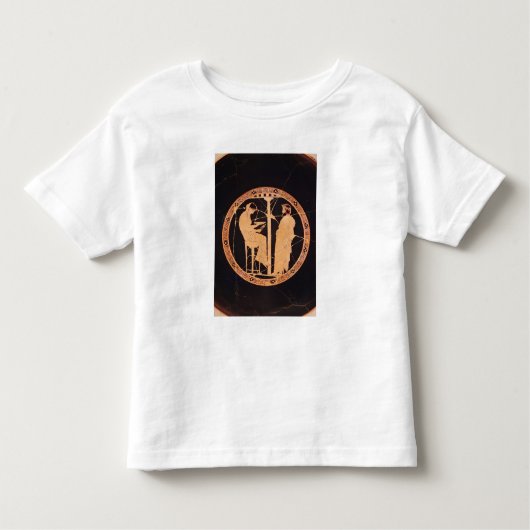 Atheense rode figuur kylix die Aegeus afschildert Kinder Shirts (Voorkant)