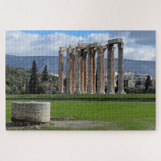 Atheense tempel van Zeus Jigzaag Puzzle Legpuzzel (Horizontaal)