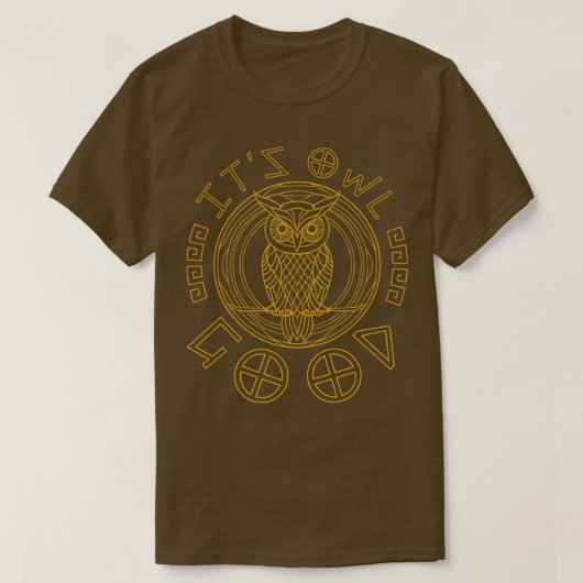 Atheense uil Classic T-shirt (Design voorkant)