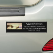 ATHEISEN BUMPERSTICKER (Op auto)