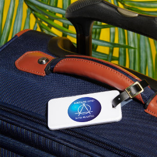 Atheism Badge Bagagelabel