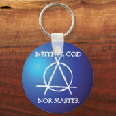 Atheism Badge Sleutelhanger (Voorkant)