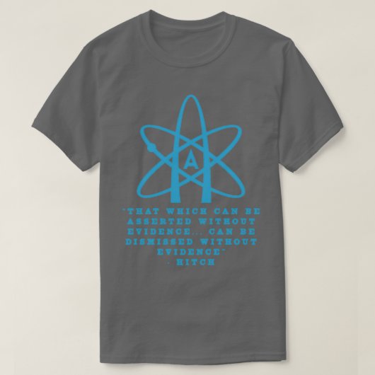 Atheism Hitchens  T-shirt (Design voorkant)