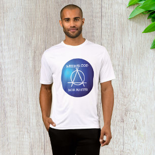 Atheïsme Badge Mannen Actief T-shirt