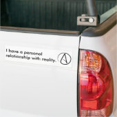 Atheïsme Bumpersticker (Op Truck)