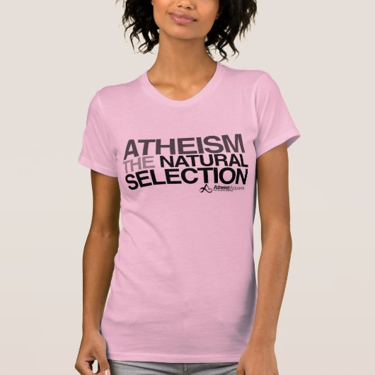 Atheïsme - De natuurlijke selectie T-shirt (Voorkant)