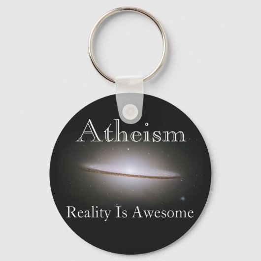 atheïsme , de realiteit is geweldige sleutelhanger (Voorkant)