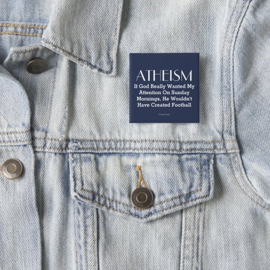 ATHEÏSME - Een MisterP Button (In situ)