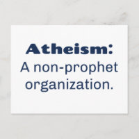 Atheïsme: Een organisatie zonder profeet. Funny Pu