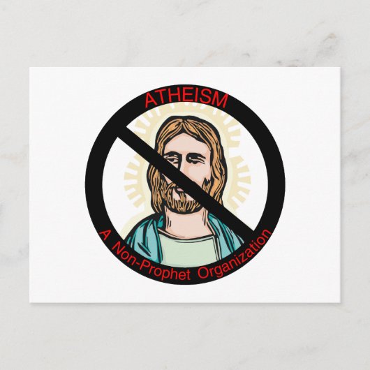 Atheïsme Non Prophet Briefkaart (Voorkant)