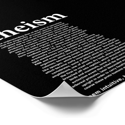 Atheïsme Poster (Hoek)
