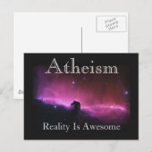 Atheïsme, Realiteit is geweldige Briefkaart (Voorkant / Achterkant)