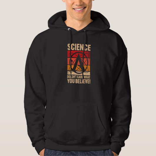 Atheïsme Symbool Atheïst Agnostic Anto Religion Re Hoodie (Voorkant)