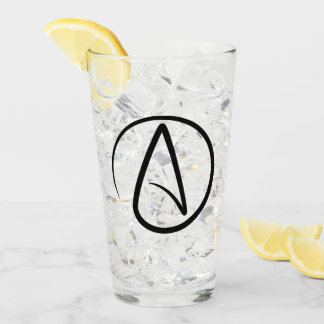 Atheïsme symbool - Atheïstisch teken Glas