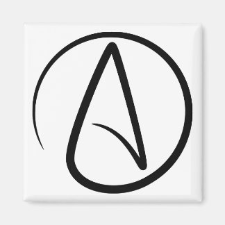Atheïsme symbool - Atheïstisch teken Magneet