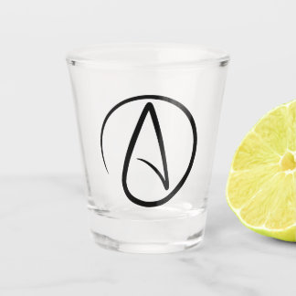 Atheïsme symbool - Atheïstisch teken Shot Glas
