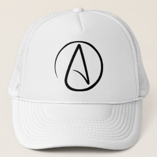 Atheïsme Symbool - Atheïstisch Teken Trucker Pet