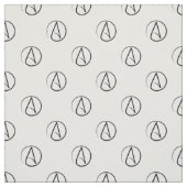 Atheïsme symbool: zwart op wit stof (Swatch)