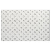 Atheïsme symbool: zwart op wit stof (Fat Quarter)
