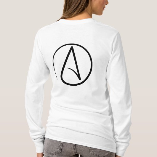 Atheïsme T-shirt (Achterkant)