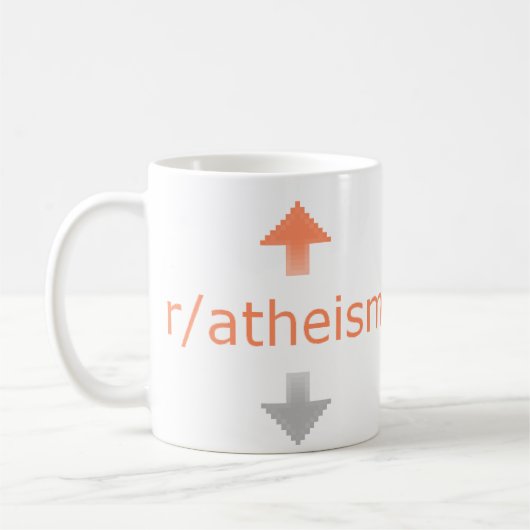 Atheïsme Upvote Koffiemok (Links)