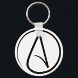 Atheïssymbool Sleutelhanger<br><div class="desc">A is voor het atheïsme.</div>
