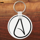 Atheïssymbool Sleutelhanger (Voorkant)