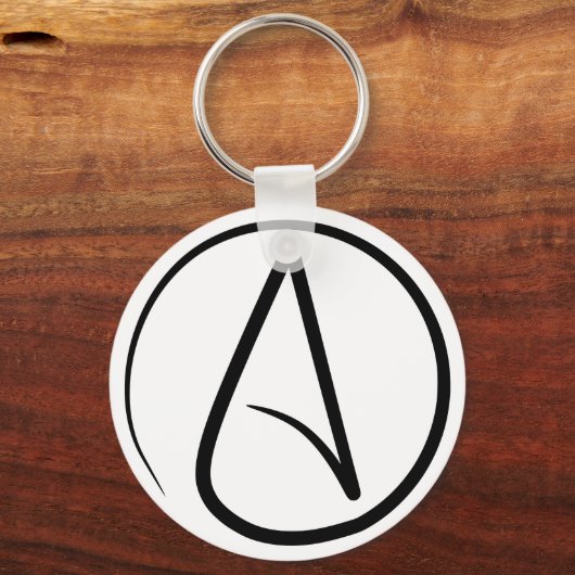 Atheïssymbool Sleutelhanger (Voorkant)