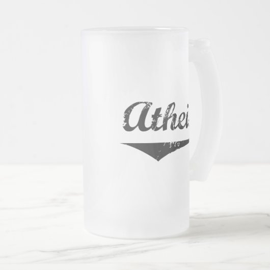 Atheïst 2 matglas bierpul (Voorkant rechts)