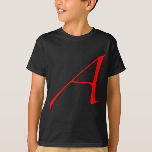 Atheïst A-logo T-shirt (Voorkant)
