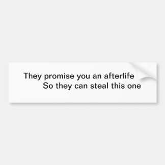 Atheïst Afterlife Bumpersticker