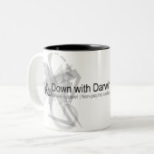 Atheïst Apparel - Omlaag met Darwin Mok (Voorkant links)