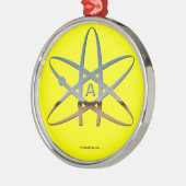 Atheïst Atom Ornament Round (Links)