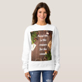 Atheïst "Axial tilt is de reden voor het seizoen" Trui (Voorkant volledig)