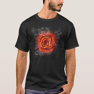 Atheïst - brandend A @ T-shirt
