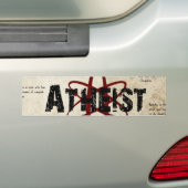 Atheïst Bumpersticker (Op auto)