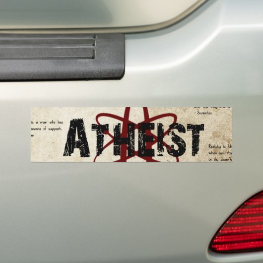 Atheïst Bumpersticker (Op auto)