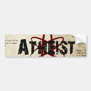 Atheïst Bumpersticker