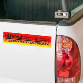 Atheïst Bumpersticker (Op Truck)