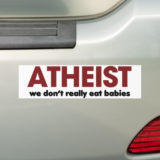 Atheïst Bumpersticker (Op auto)